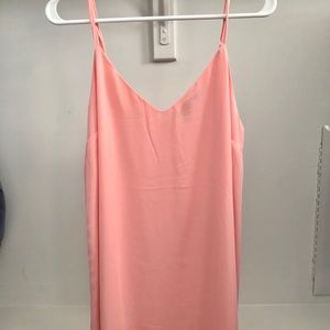 Spaghetti sleeve dress